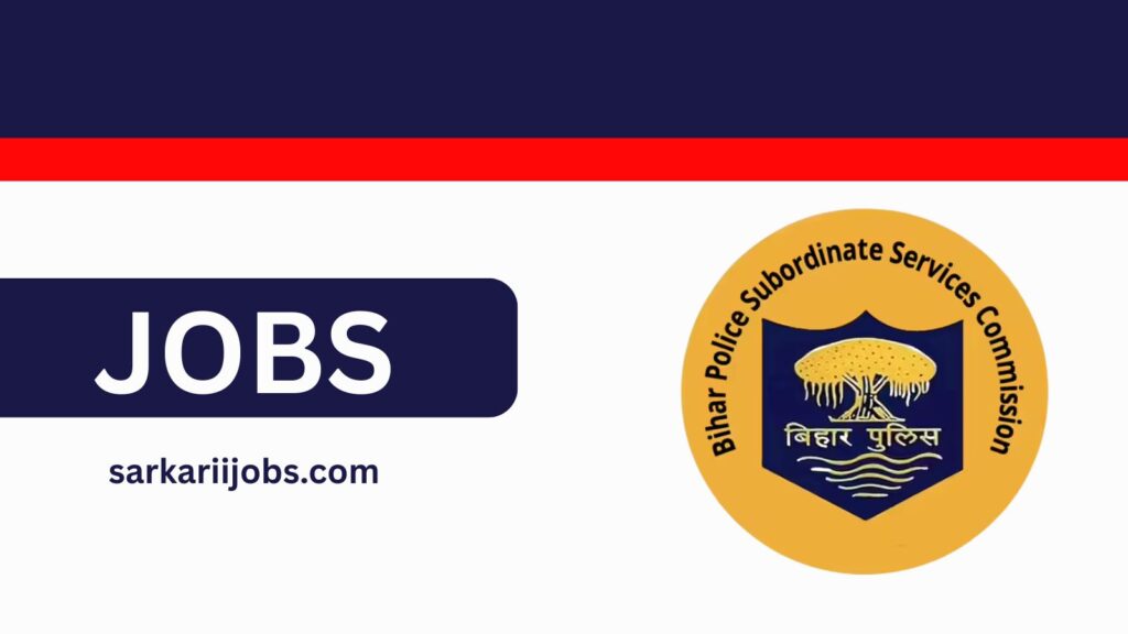 Bihar Police SI Recruitment 2025 @bpssc.bihar.gov.in