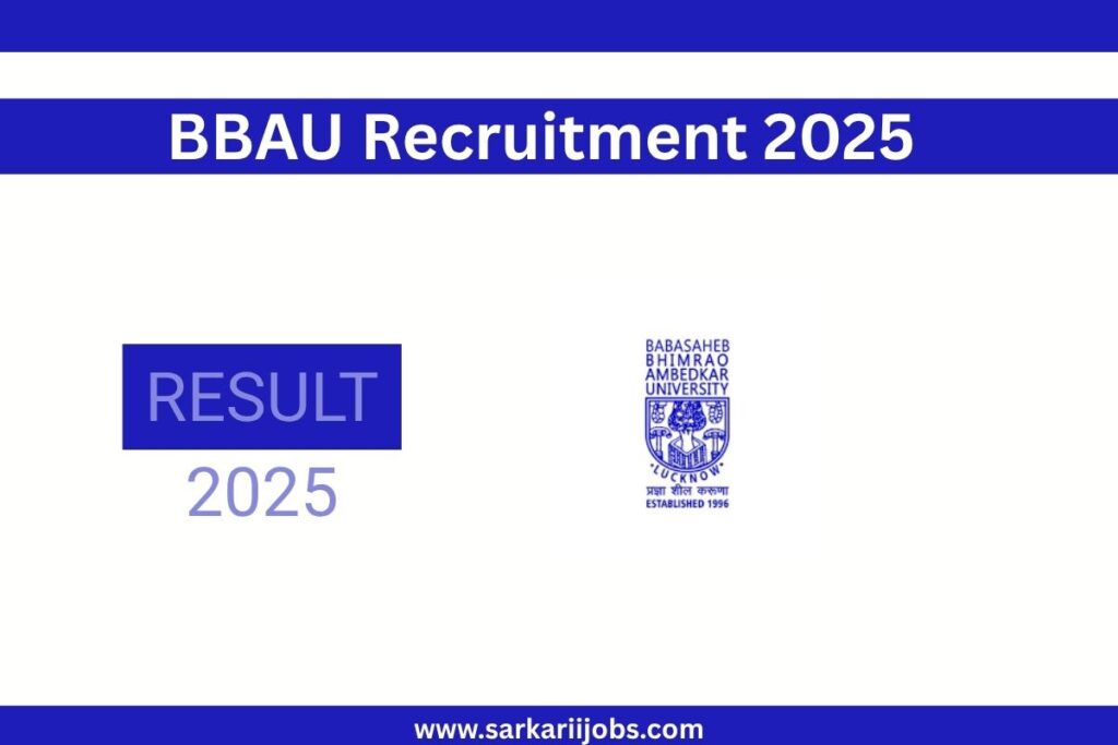BBAU Recruitment 2025