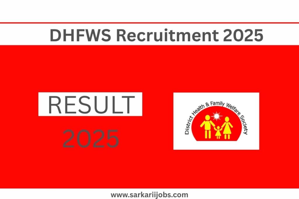DHFWS Recruitment 2025