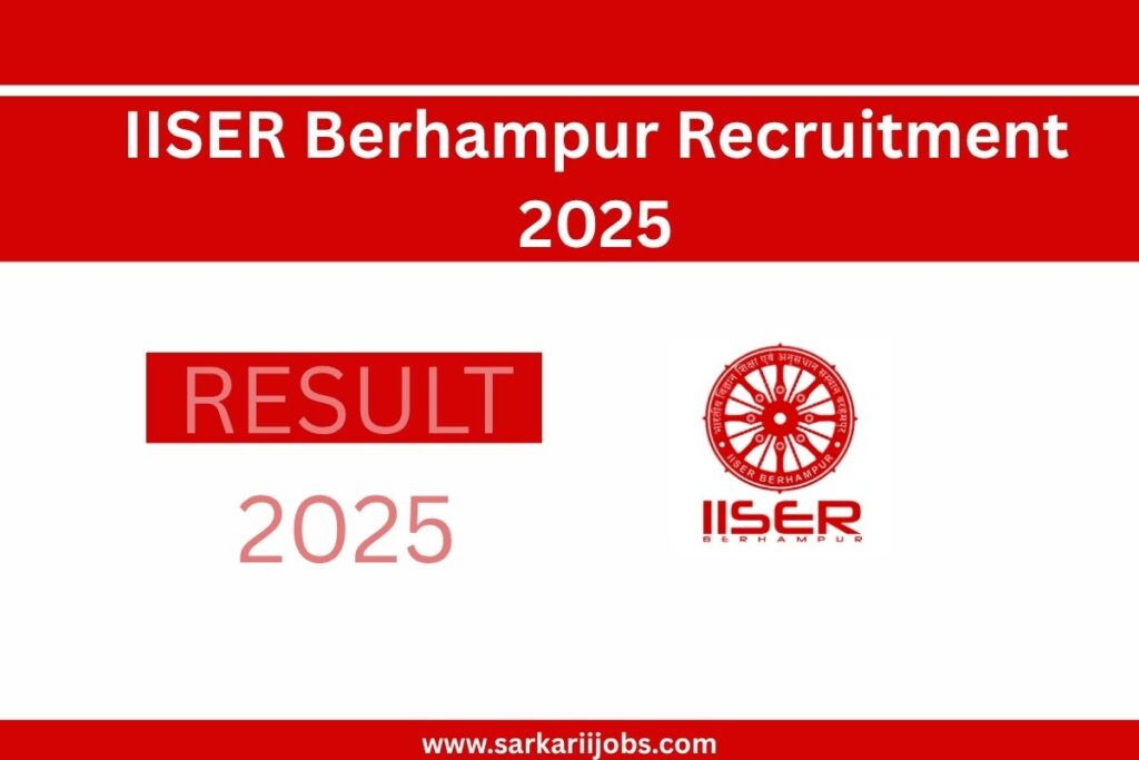 IISER Berhampur Recruitment 2025