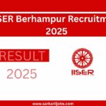 IISER Berhampur Recruitment 2025
