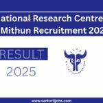 National Research Centre on Mithun Recruitment 2025