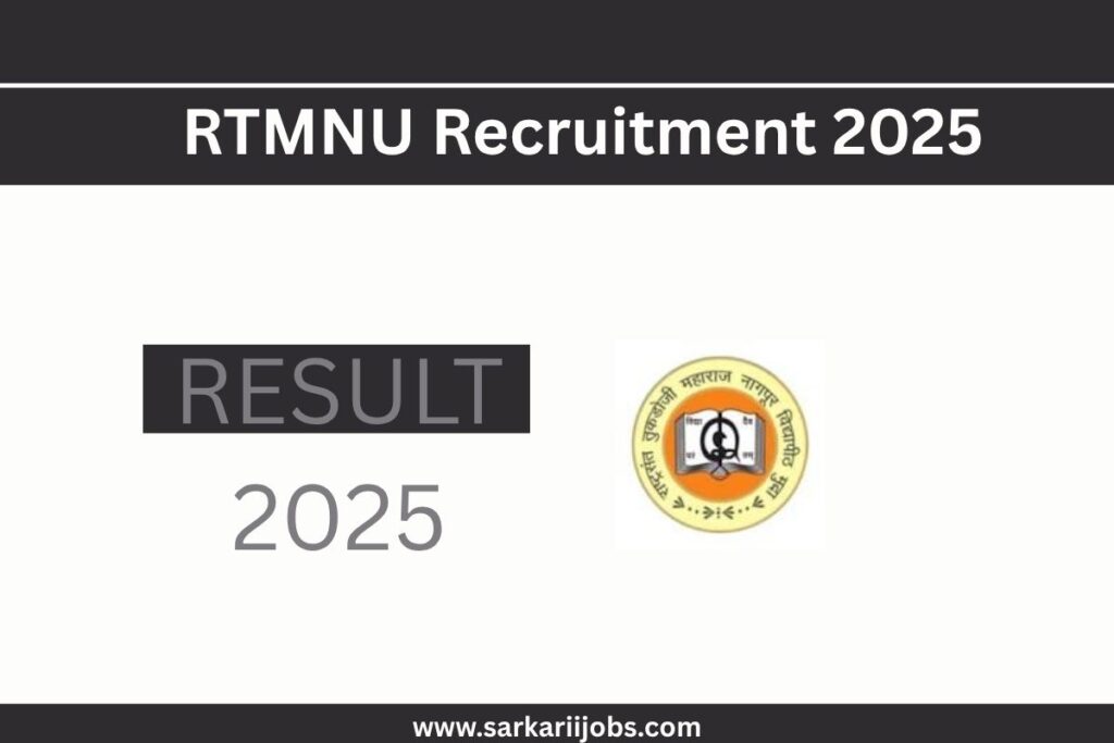RTMNU Recruitment 2025