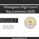 Telangana High Court Recruitment 2025